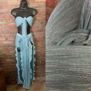 Two piece mermaid swim coverup